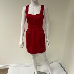 French connection red mini dress